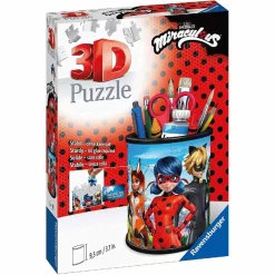 RAVENSBURGER IBÉRICA Ravensburger - Miraculous - Puzzle 3D Portalápices* Juegos Y Puzzles