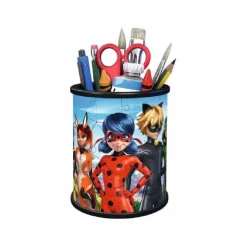 RAVENSBURGER IBÉRICA Ravensburger - Miraculous - Puzzle 3D Portalápices* Juegos Y Puzzles