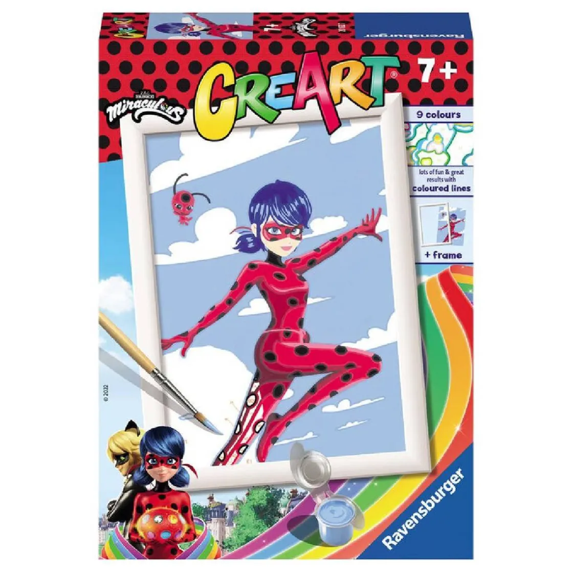 RAVENSBURGER IBÉRICA Ravensburger - Miraculous - Ladybug CreArt