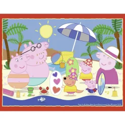 RAVENSBURGER IBÉRICA Ravensburger - Peppa Pig - Pack 4 puzzles* Juegos Y Puzzles