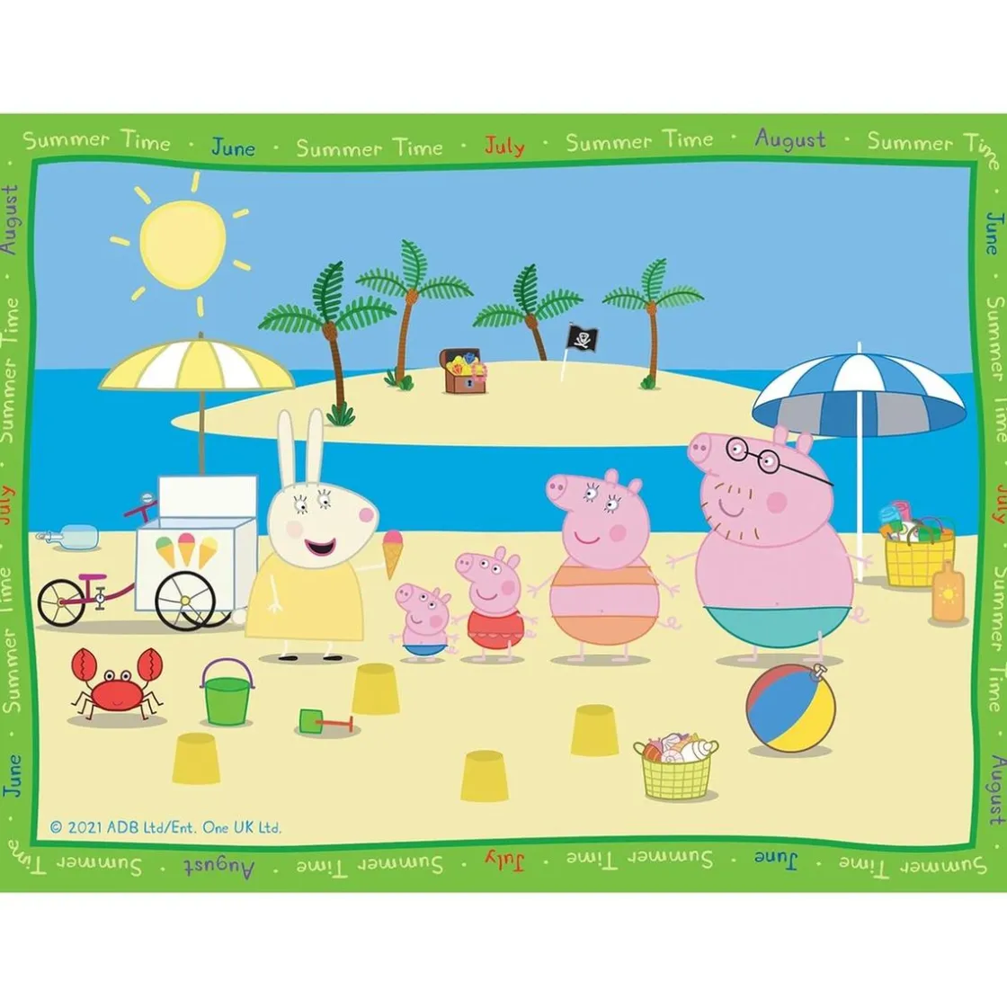 RAVENSBURGER - Peppa Pig - Puzzle 4 in a box* Juegos Y Puzzles