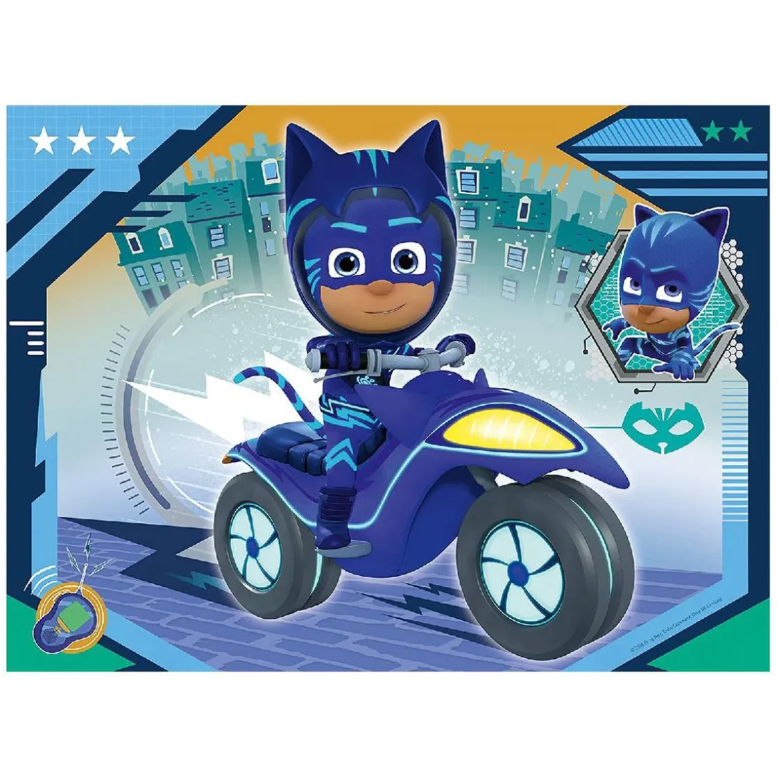RAVENSBURGER IBÉRICA Ravensburger - PJ Masks - Pack 4 puzzles progresivos