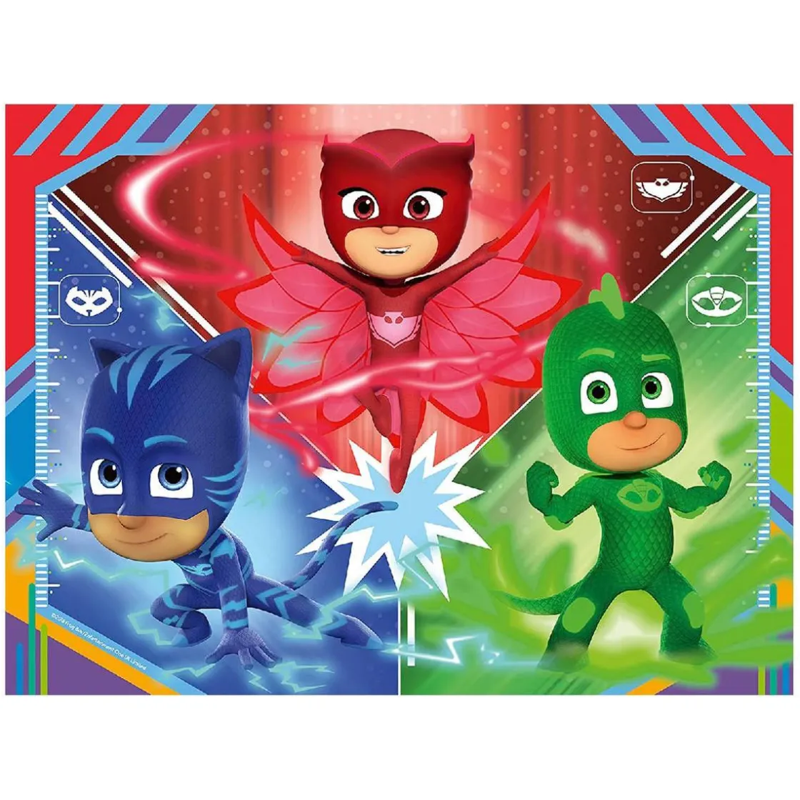 RAVENSBURGER IBÉRICA Ravensburger - PJ Masks - Pack 4 puzzles progresivos