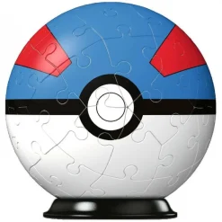 RAVENSBURGER IBÉRICA Ravensburger - Pokemon - Pokeball Classic Puzzle 3D (varios modelos)