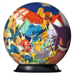 RAVENSBURGER IBÉRICA Ravensburger - Pokemon - Puzzle 3D - Ball* Juegos Y Puzzles