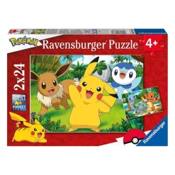 RAVENSBURGER IBÉRICA Ravensburger - Pokémon - Pack 2 puzzles 24 piezas