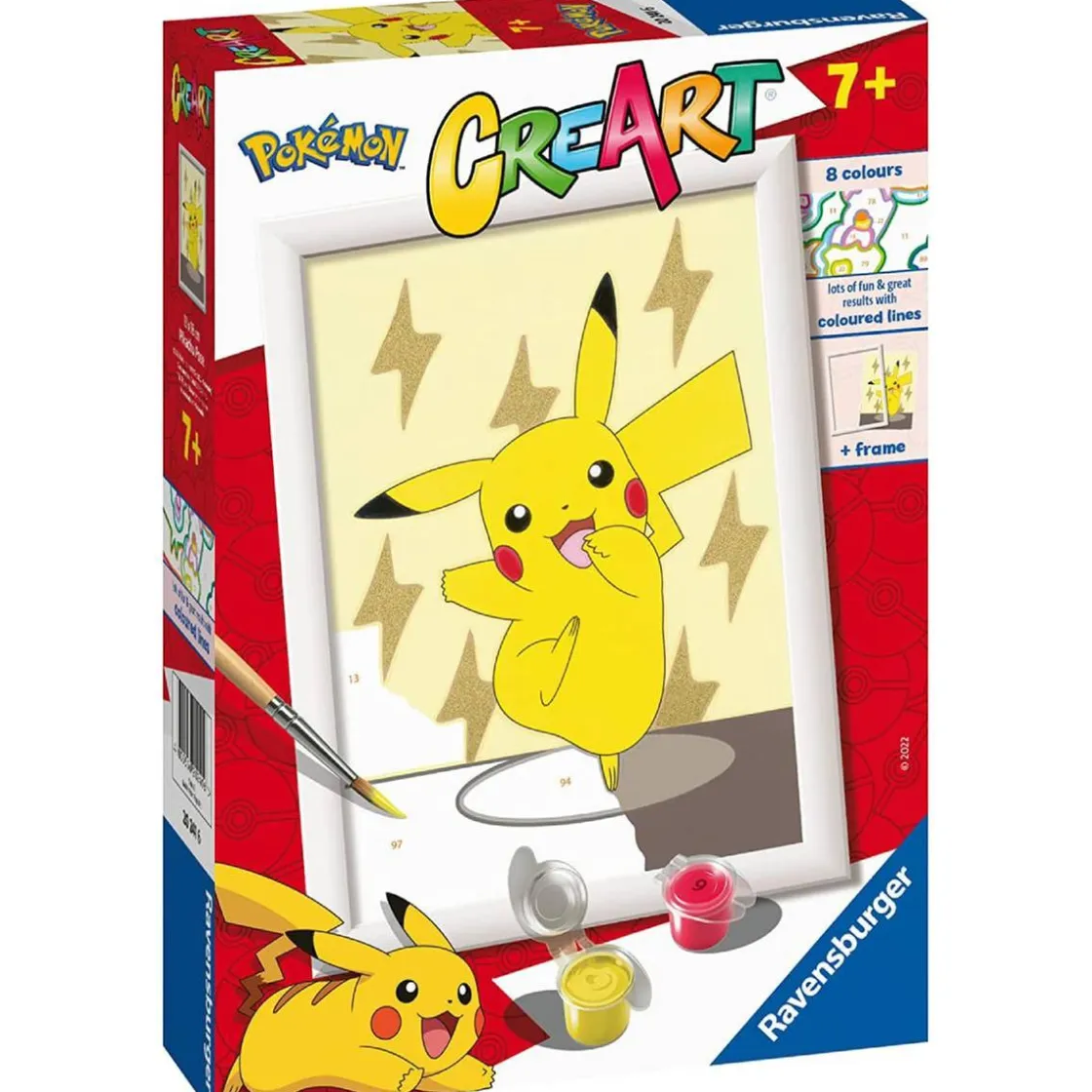 RAVENSBURGER IBÉRICA Ravensburger - Pokémon - Pikachu CreArt