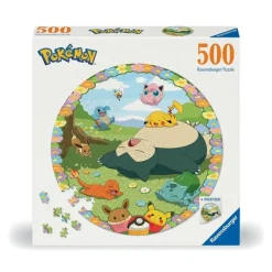 RAVENSBURGER IBÉRICA Ravensburger - Pokémon - Puzzle 500 piezas redondo* Juegos Y Puzzles