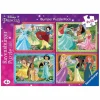 RAVENSBURGER IBÉRICA Ravensburger - Princesas Disney - Pack 4 puzzles 42 piezas
