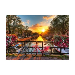 RAVENSBURGER - Puzzle 1000 pcs Bicis Amsterdam
