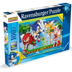 RAVENSBURGER IBÉRICA Ravensburger - Puzzle 100 piezas XXL Sonic the Hedgehog* Juegos Y Puzzles