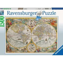 RAVENSBURGER IBÉRICA Ravensburger - Puzzle 1500 piezas Mapa Mundi 1594* Juegos Y Puzzles