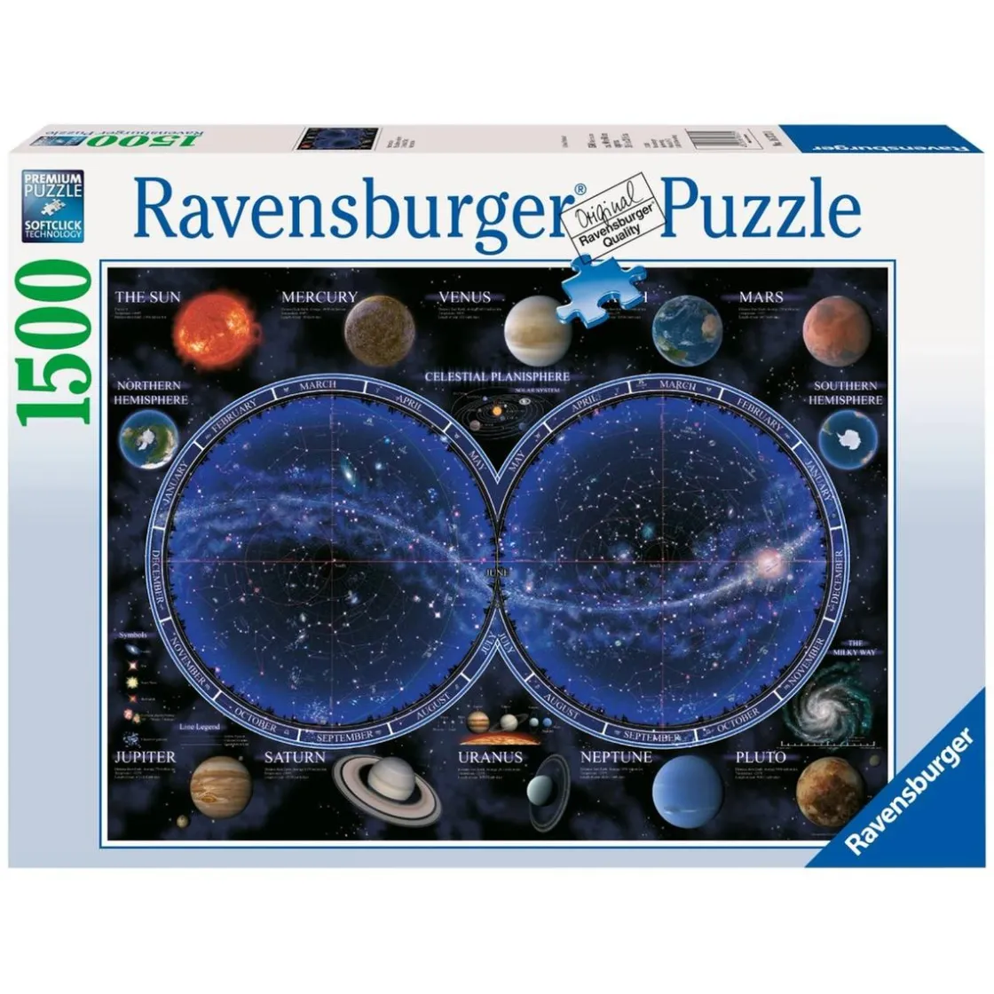 RAVENSBURGER IBÉRICA Ravensburger - Puzzle 1500 piezas Astronomía