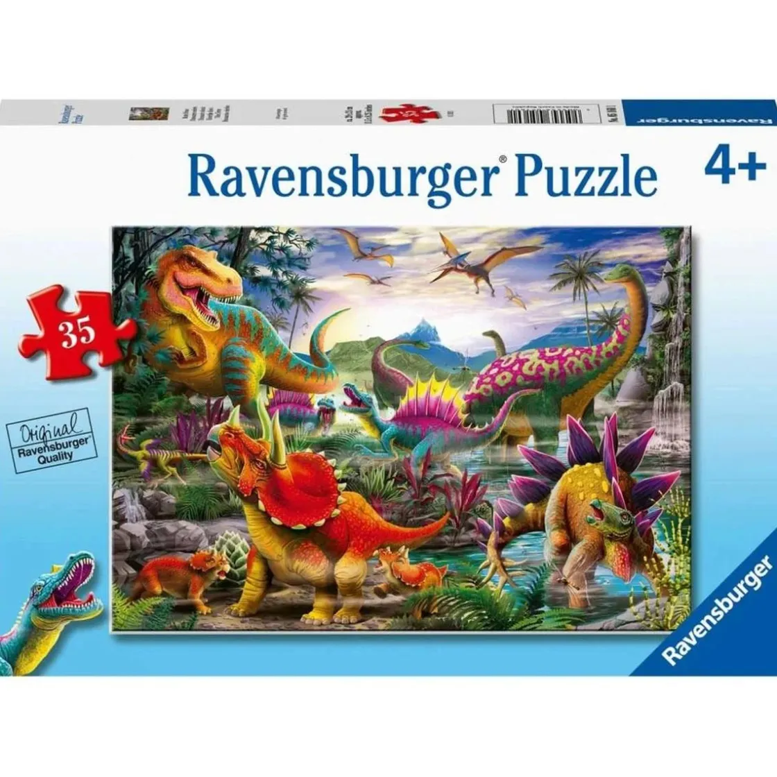 RAVENSBURGER IBÉRICA Ravensburger - Puzzle 35 piezas Dinosaurios* Juegos Y Puzzles