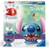 DICKIE TOYS Ravensburger - Puzzle 3D bola con orejas Stitch, 72 piezas ㅤ* Juegos Y Puzzles