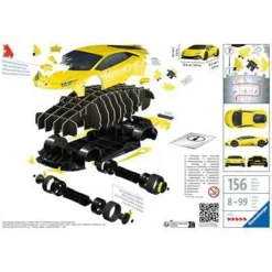 SCALEXTRIC Ravensburger - Puzzle 3D de 156 piezas vehículos ㅤ