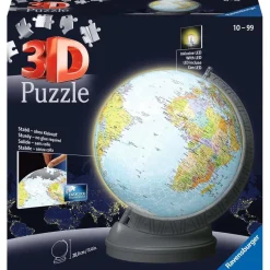 MONDO Ravensburger - Puzzle 3D Globo Night Edition 540 Piezas ㅤ* Juegos Y Puzzles