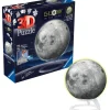 RAVENSBURGER IBÉRICA Ravensburger - Puzzle 3D luna que brilla en la oscuridad