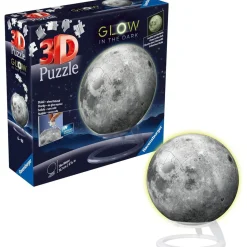 RAVENSBURGER IBÉRICA Ravensburger - Puzzle 3D luna que brilla en la oscuridad