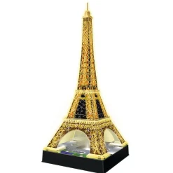 RAVENSBURGER IBÉRICA Ravensburger - Puzzle 3D Torre Eiffel Night Edition