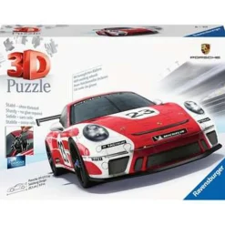 VTECH Ravensburger - Puzzle 3D vehículos Porsche 911 GT3 Cup Salzburg, 108 piezas ㅤ* Juegos Y Puzzles