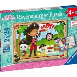 HARRY POTTER Ravensburger - Puzzle de colección Gabby's Dollhouse, 2 sets de 24 piezas ㅤ
