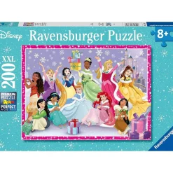 RAVENSBURGER IBÉRICA Ravensburger - Puzzle de princesas Disney para Navidad, 200 piezas XXL ㅤ* Juegos Y Puzzles