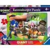 RAVENSBURGER IBÉRICA Ravensburger - Puzzle gigante Sonic, colección 60 piezas suelo ㅤ
