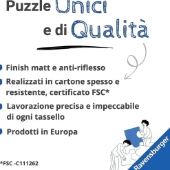 RAVENSBURGER IBÉRICA Ravensburger - Puzzle mapa de Italia dulce 1000 piezas ㅤ