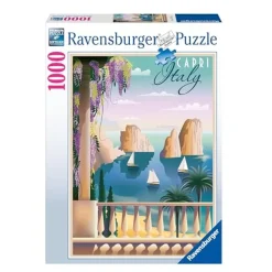 RAVENSBURGER IBÉRICA Ravensburger - Puzzle para Adultos Saludos desde Capri 1000 Piezas ㅤ