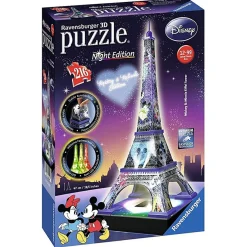 RAVENSBURGER IBÉRICA Ravensburger - Puzzle Torre Eiffel Disney Night Edition