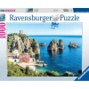 RAVENSBURGER IBÉRICA Ravensburger - Rompecabezas Paisaje Mediterráneo Italia, 1000 Piezas ㅤ* Juegos Y Puzzles