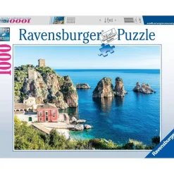 RAVENSBURGER IBÉRICA Ravensburger - Rompecabezas Paisaje Mediterráneo Italia, 1000 Piezas ㅤ* Juegos Y Puzzles