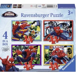 RAVENSBURGER IBÉRICA Ravensburger - Spider-man - Pack 4 puzzles progresivos* Juegos Y Puzzles