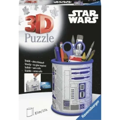 MAJORETTE TOYS Ravensburger - Star Wars - Puzzle 3D Portalápices Star Wars, 57 piezas ㅤ