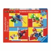 RAVENSBURGER IBÉRICA Ravensburger - Super Mario - Pack 4 puzzles 100 piezas