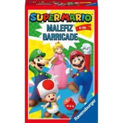 RAVENSBURGER IBÉRICA Ravensburger - Super Mario - Super Mario compacto Barricada Malefiz, 2-4 jugadores ㅤ* Friki Zone|Juegos Y Puzzles
