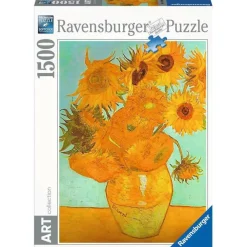 RAVENSBURGER IBÉRICA Ravensburger - Van Gogh: Girasoles - Puzzle 1500 piezas