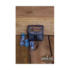 LAST LEVEL Rawblade - Dados y bolsa de cuero Mago