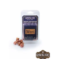 LAST LEVEL Rawblade - Dados y bolsa de cuero Luchador* Juegos Y Puzzles|Friki Zone