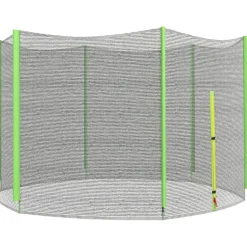 SPORTNOW Red de seguridad para trampolín Ø244 Verde