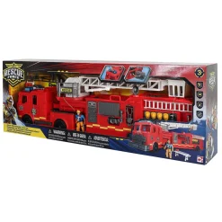 CHAP MEI PLASTIC TOYS MFY Rescue Force - Camión de Bomberos Gigante* Figuras De Acción