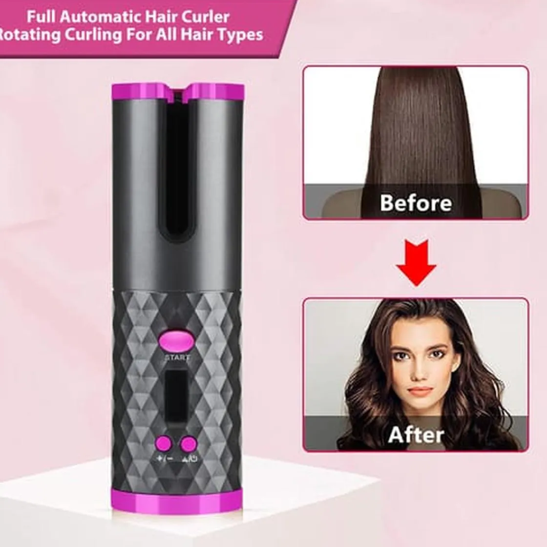 KLACK EUROPE Rizador de pelo Rosa* Figuras De Acción