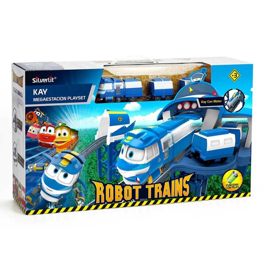 BIZAK Robot Trains - Megaplayset Estación de Kay* Coleccionables Y Mini Mundos