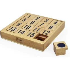 TOYS "R" US Rompecabezas numérico de madera con tarjetas 1 a 15 ㅤ