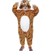 RUBIE'S - Disfraz Unisex Tigre con Capucha y Cola XS ㅤ