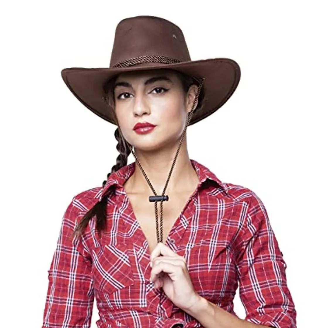 RUBIE'S - Sombrero Cowboy marrón Adulto ㅤ* Disfraces|Halloween