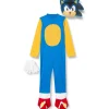 RUBIE'S - Sonic the Hedgehog - Disfraz Sonic Deluxe para Niño S. ㅤ* Disfraces|Halloween