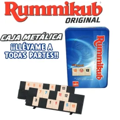 GOLIATH BV. Rummikub de Viaje - Caja Metálica* Friki Zone|Juegos Y Puzzles