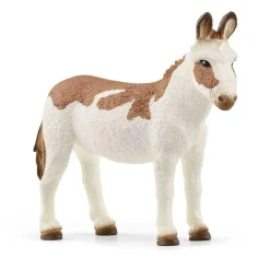SCHLEICH - Figura de juguete de burro manchado americano ㅤ